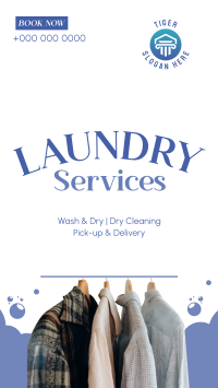 Dry Cleaning Service Instagram Story Design