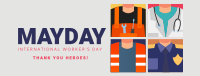 Thank you Workers Facebook cover Image Preview