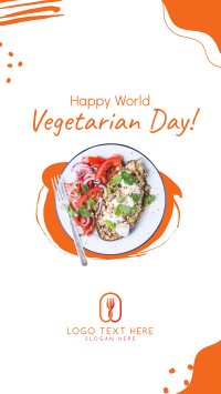 Happy Vegetarian Day! Instagram story Image Preview