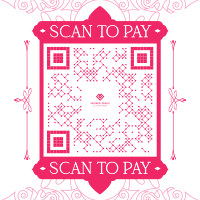 Elegant Ornament Payment QR Code Image Preview