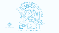 Lunar Rabbit Facebook event cover Image Preview