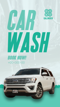 Car Wash Professional Service Instagram Story Design