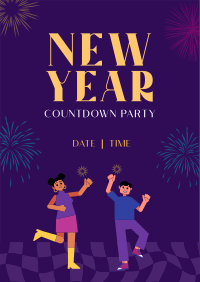 Dance Party Countdown Poster Preview