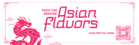 Traditional Asian Food Twitter Header Preview