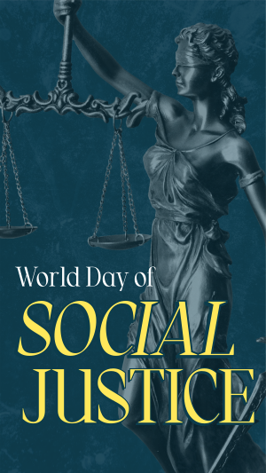 World Day of Social Justice Instagram story Image Preview