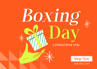 Boxing Day Offer Postcard Image Preview