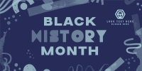 Black History Celebration Twitter Post Design