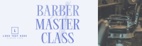 Barber Masterclass Twitter Header Design