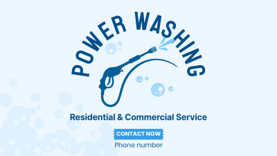Pressure Washer Services Facebook event cover Image Preview