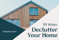 Modern Home Declutter Pinterest Cover Design