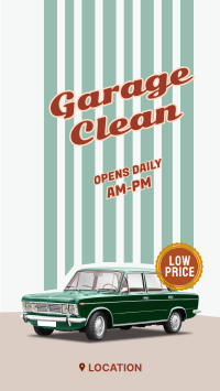 Garage Clean Instagram Story Design