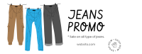 Three Jeans Facebook cover Image Preview