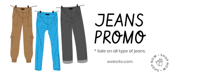 Three Jeans Facebook cover Image Preview