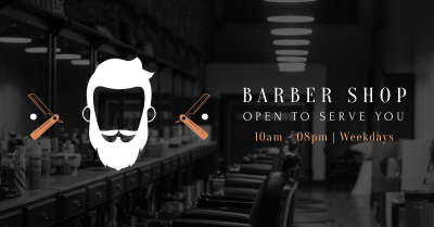 Barbershop Opening Facebook ad Image Preview