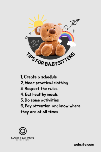 Babysitting Tips Pinterest Pin Image Preview