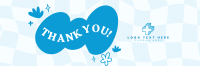 Trendy Thank You Twitter header (cover) Image Preview