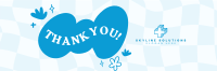 Trendy Thank You Twitter Header Image Preview