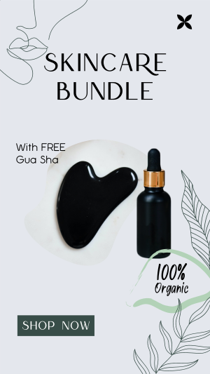 Organic Skincare Bundle Instagram story Image Preview