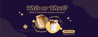 Choose Your Drink Facebook cover Image Preview