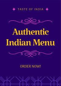 Authentic Indian Flyer Image Preview