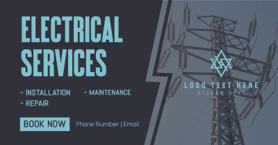 Electrician For Hire Facebook ad Image Preview