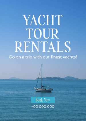 Relaxing Yacht Rentals Flyer Image Preview