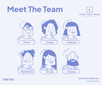 Cute Team Facebook Post Preview