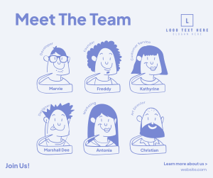 Cute Team Facebook post Image Preview