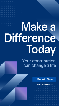 Donate Today Agnostic TikTok Video Image Preview