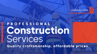 Professional Construction Services Animation Preview