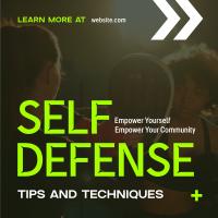 Self Defense Tips Instagram Post Preview