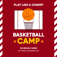 Basketball Camp Instagram Post Design
