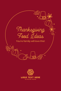 Thanksgiving Holiday Food  Pinterest Pin Image Preview