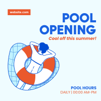 Pool Opening Instagram post Image Preview
