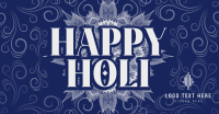 Holi Greeting Flourishes Facebook ad Image Preview