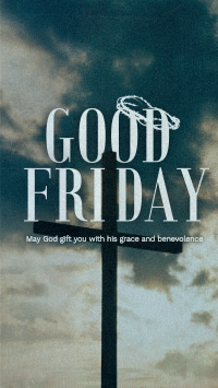 Crucifix Good Friday Instagram Reel Image Preview