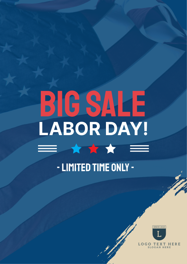 Big Sale Labor Day Flyer Design Image Preview