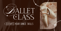 Elegant Ballet Class Facebook ad Image Preview