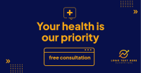 Your Health Is Our Priority Facebook ad Image Preview