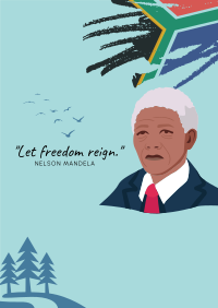 Nelson Mandela  Freedom Day Poster Image Preview