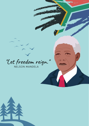 Nelson Mandela  Freedom Day Poster Image Preview