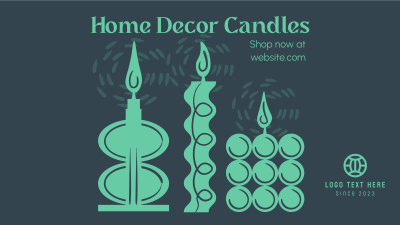 Home Decor Candles Facebook event cover Image Preview