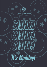 Monday Motivation Smile Flyer Design