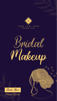 Bridal Makeup YouTube short Image Preview