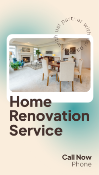 Home Renovation Services Instagram Reel Design