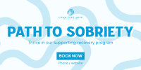 Path to Sobriety Twitter Post Design