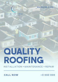 Quality Roofing Services Flyer Design