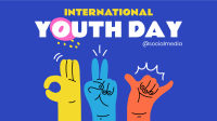 Hand Sign Of The Youth Facebook Event Cover Design