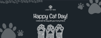 Cat Day Paws Facebook cover Image Preview