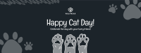 Cat Day Paws Facebook Cover Image Preview